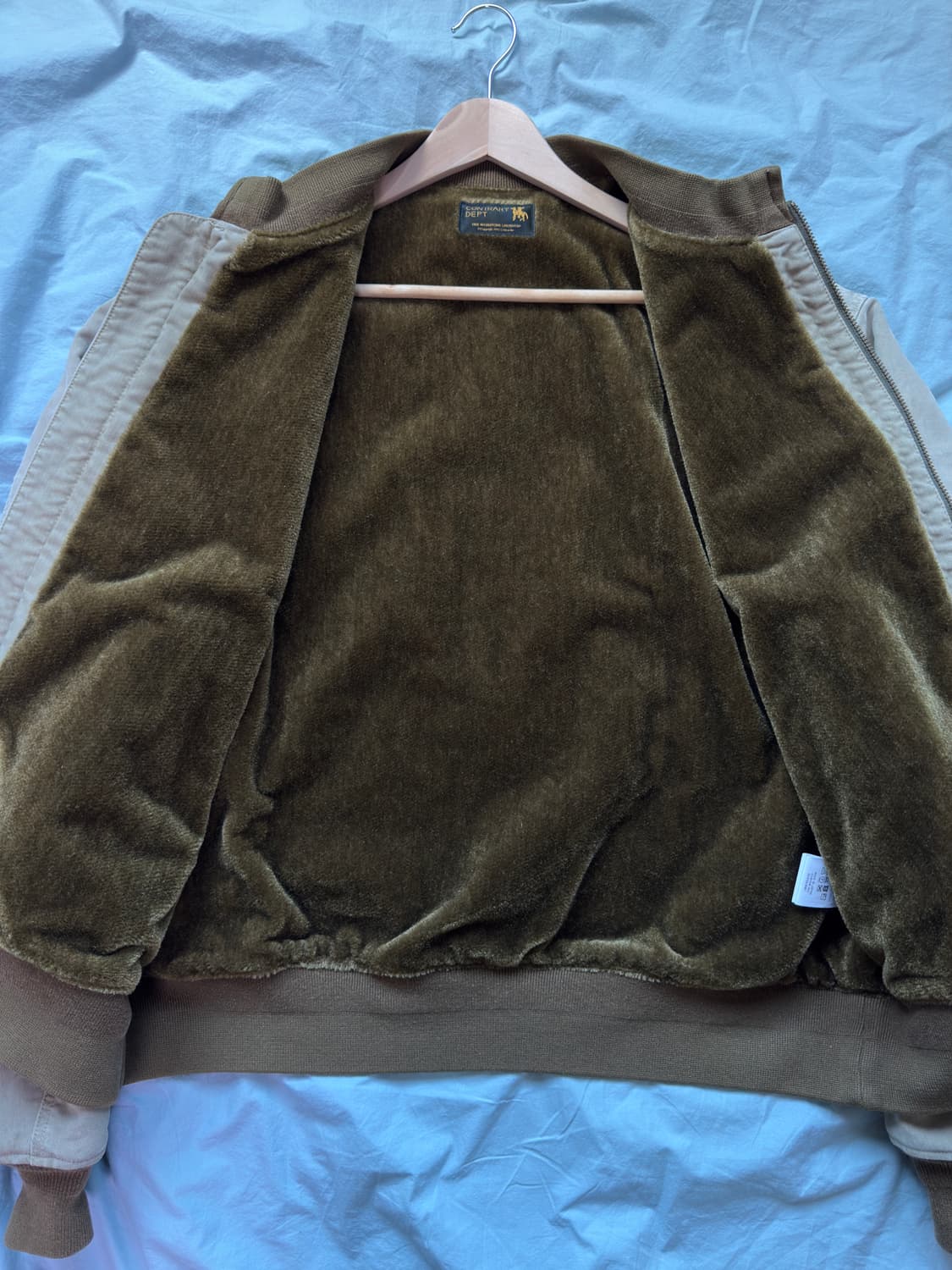 비즈빔 25SS 컨트라리 뎁트 하트만 자켓 카키 상품이미지5