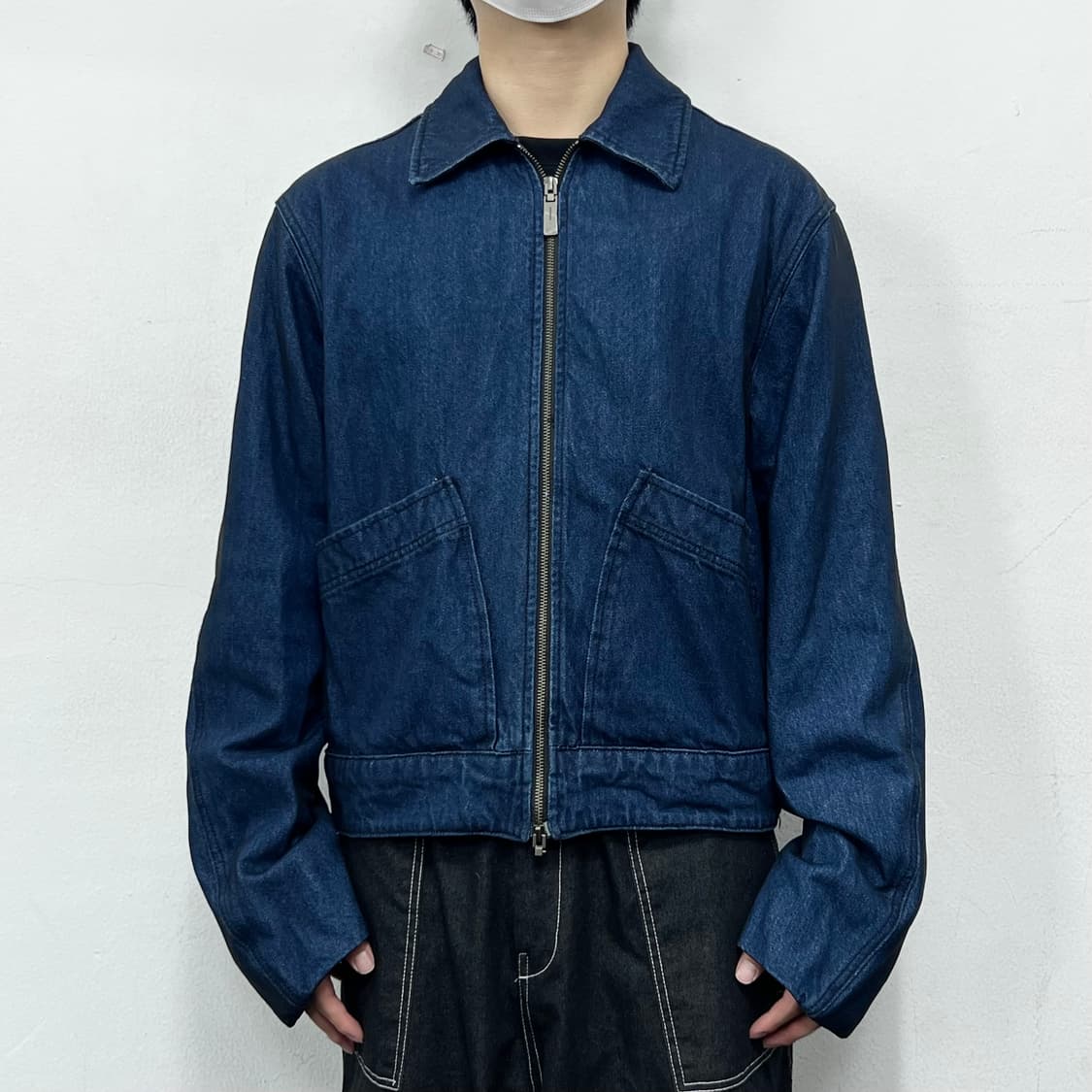 아더에러 24FW 블루 프로덕트 데님 봄버 자켓 상품이미지2