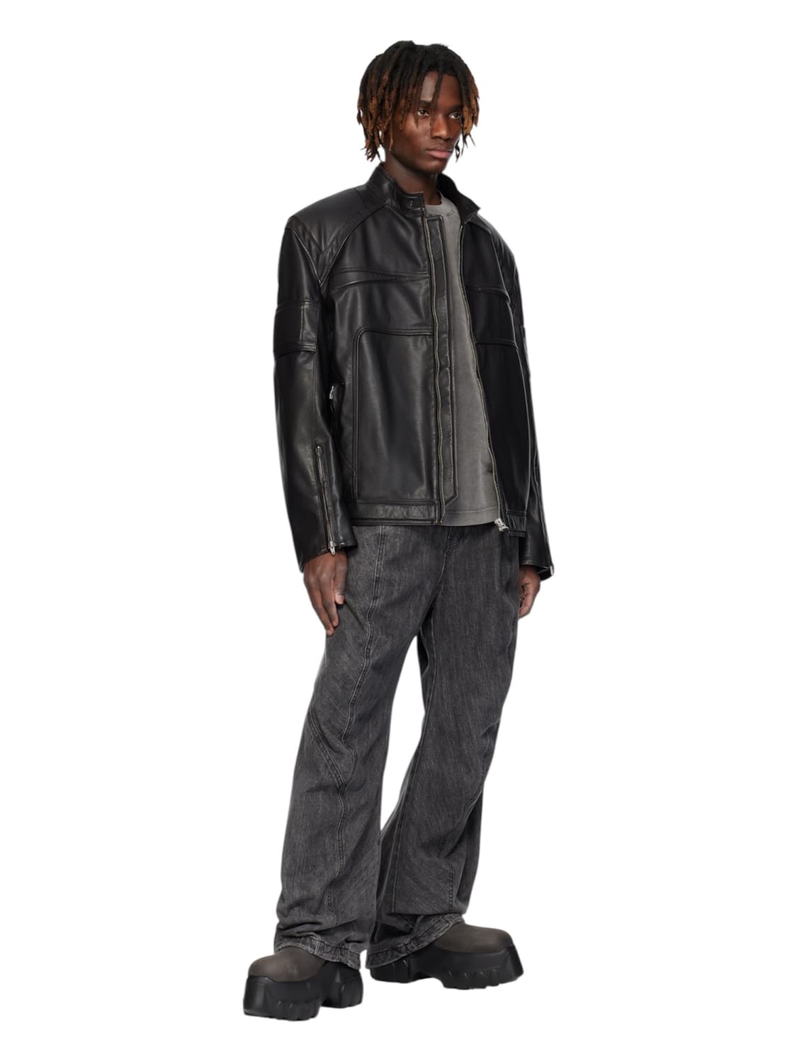 Black Rider Faux Jacket 상품이미지2