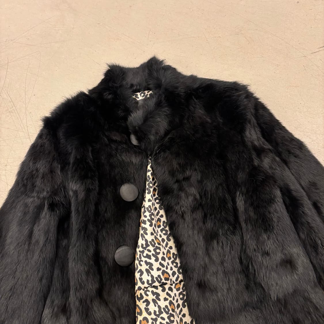 빈티지 토끼털 모피 자켓 상품이미지2