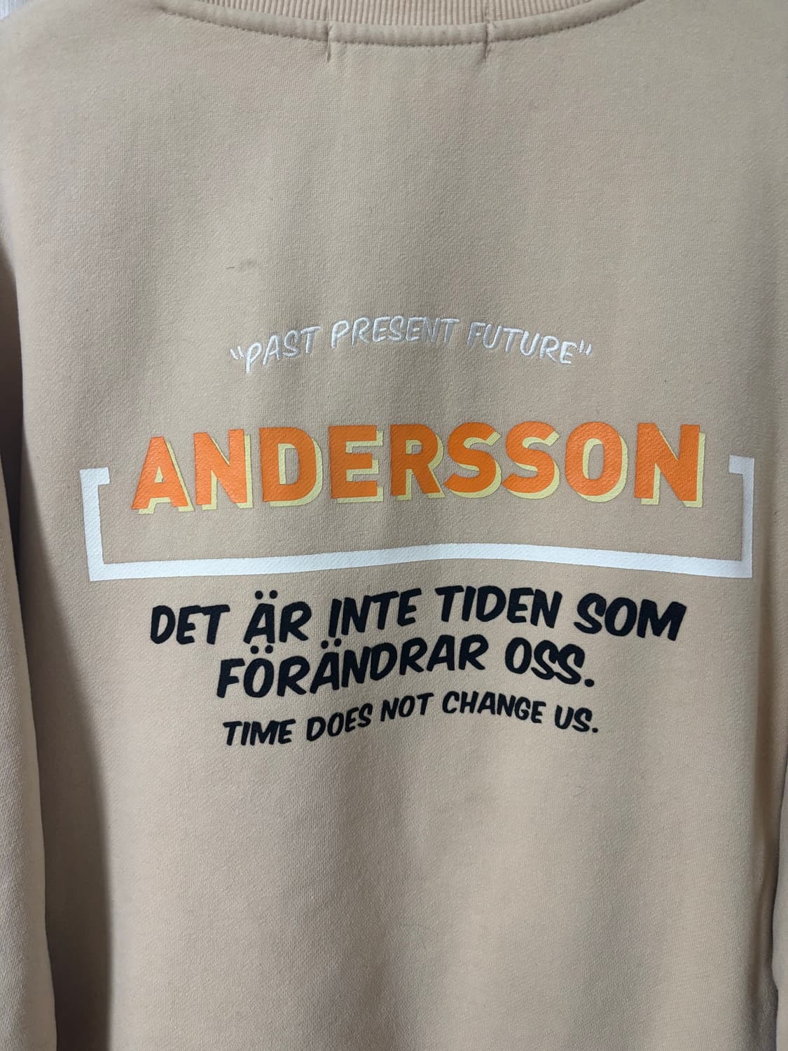 앤더슨벨 맨투맨 티셔츠 베이지 상품이미지6