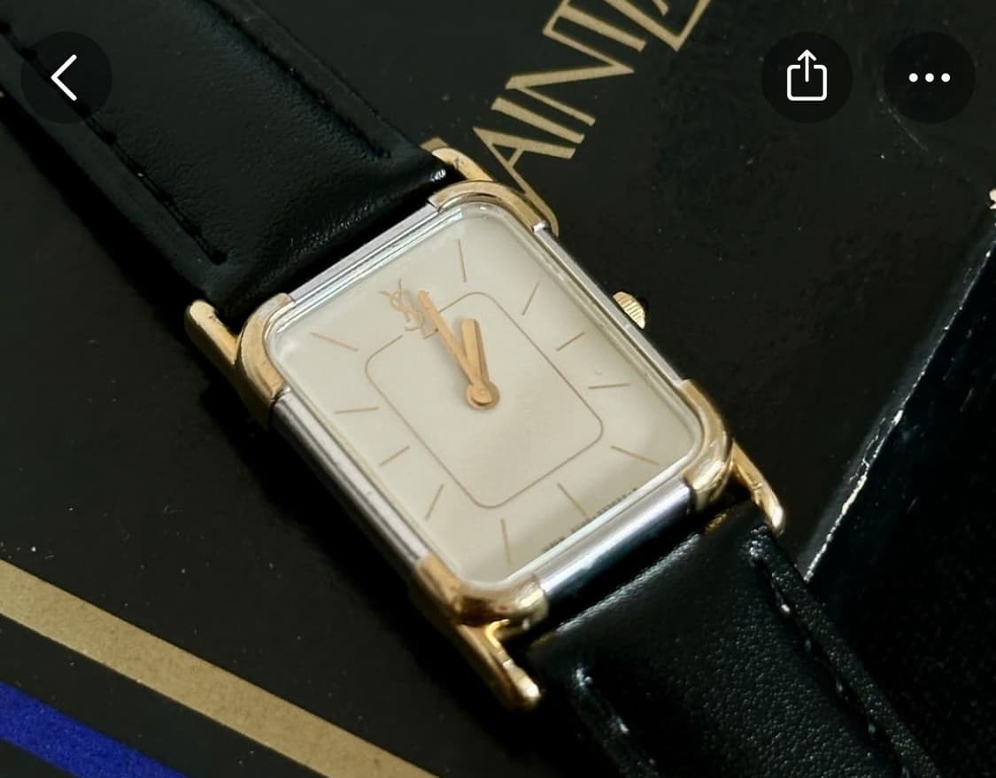 YSL 입생로랑 빈티지 쿼츠 시계 판매합니다 상품이미지2