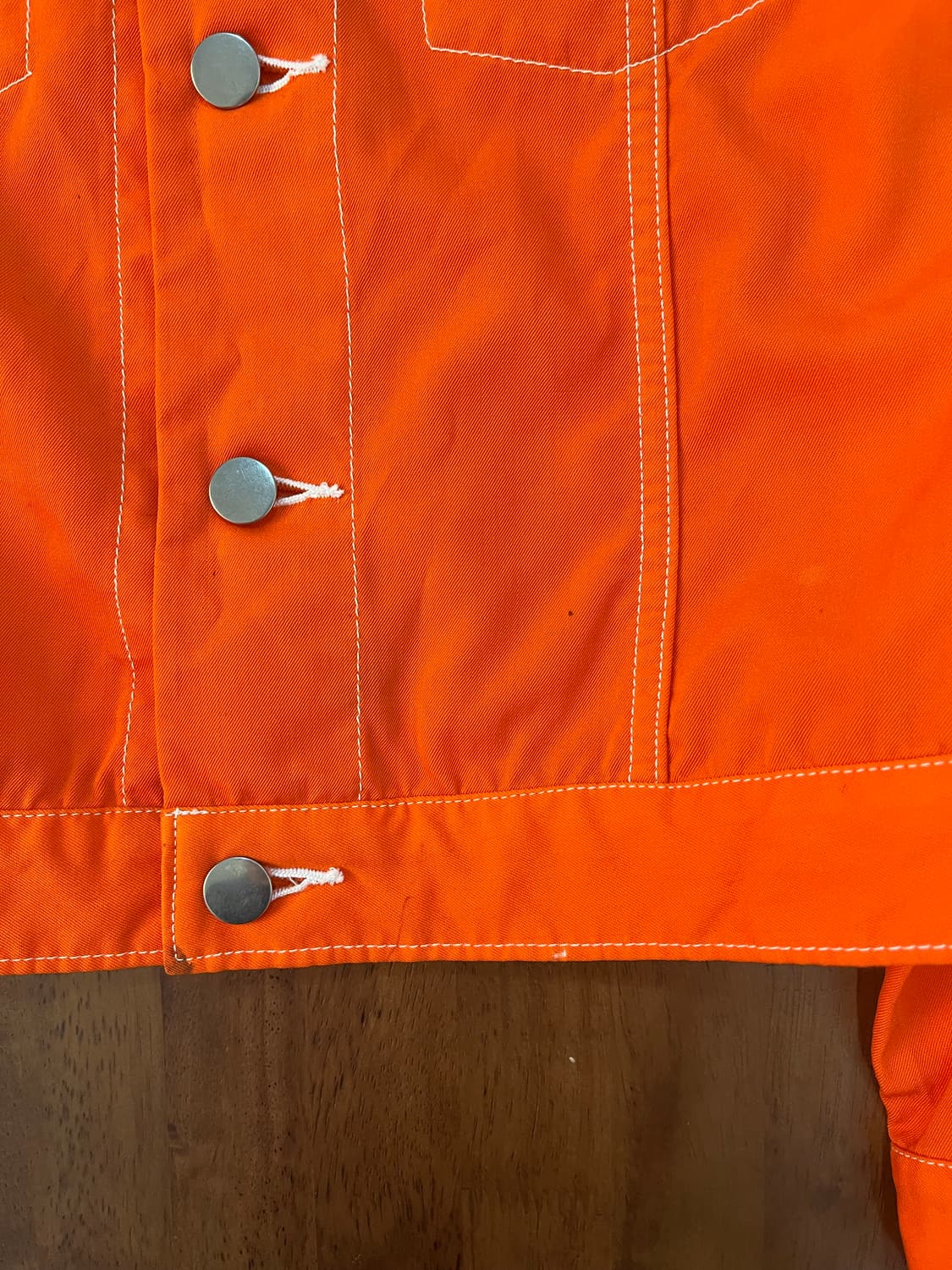 꼼데가르송 AD2000 오렌지 셔츠 자켓 상품이미지9