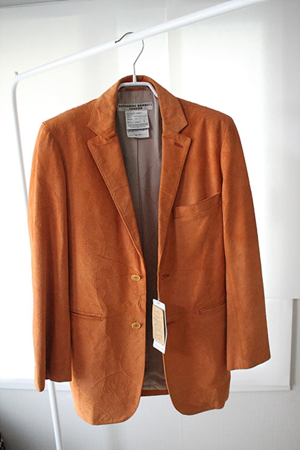KATHARINE HAMNETT 캐서린 햄넷 소가죽 자켓 새제품 상품이미지1