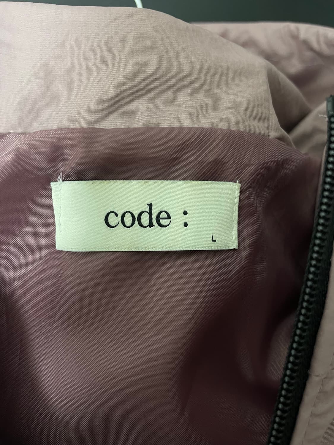 톤다운 핑크 투웨이 지퍼 바람막이 상품이미지3