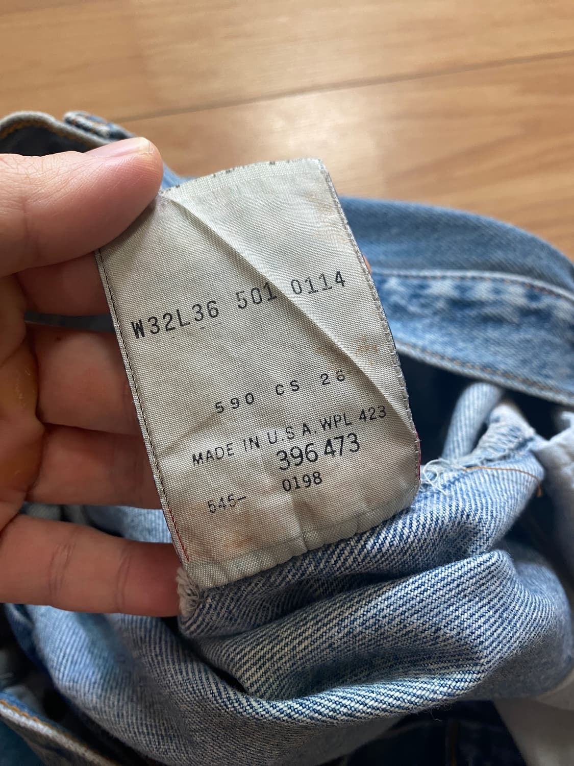 90s levis 501 32 상품이미지5