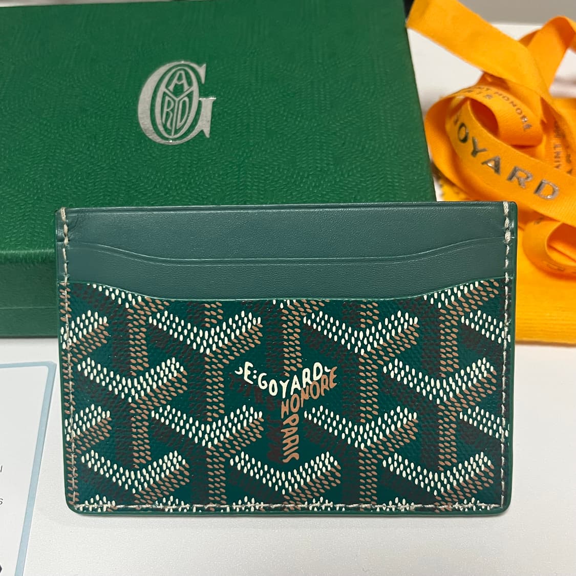 고야드 카드지갑(그린) 상품이미지3