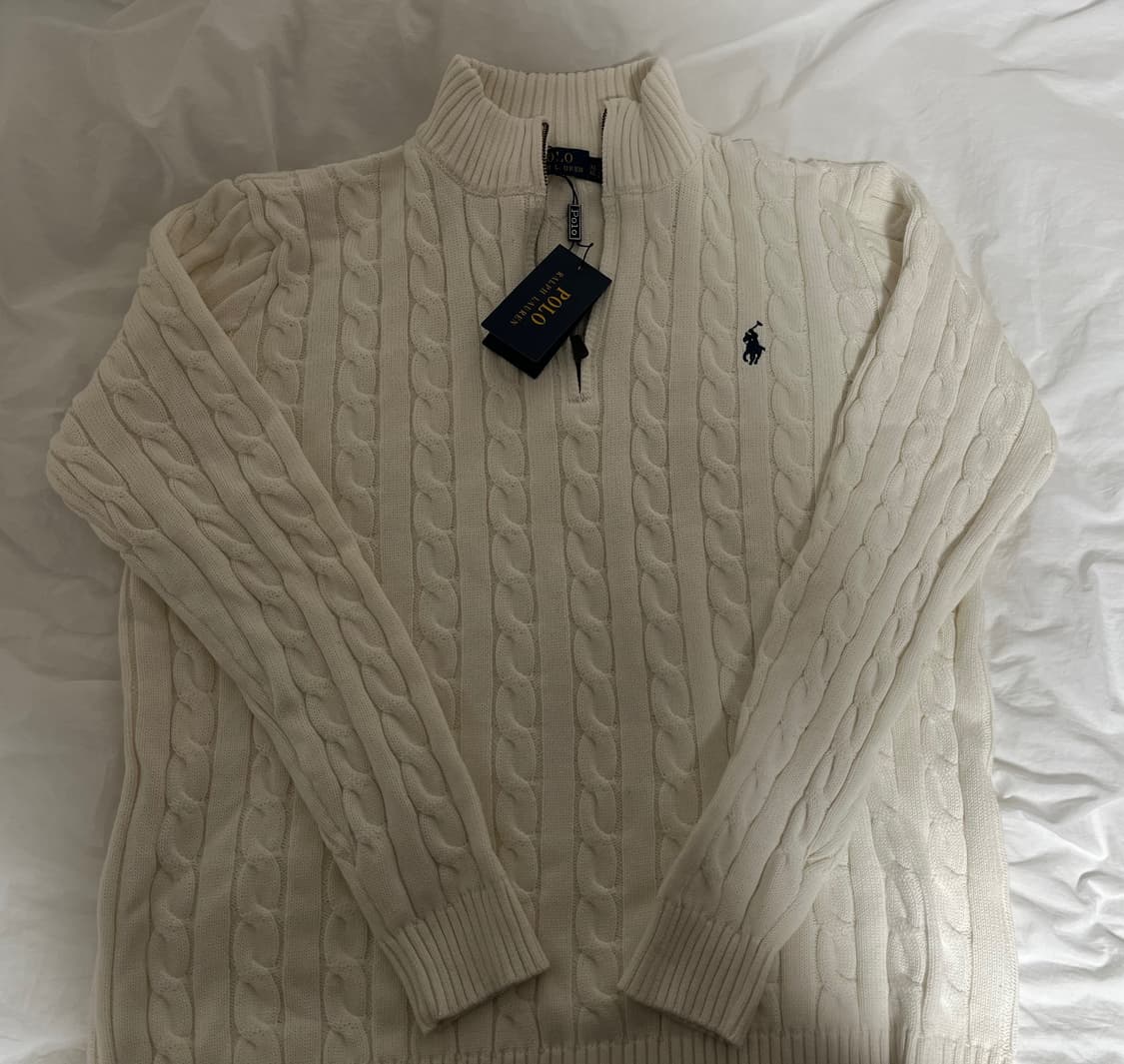 폴로 케이블 반집업  XL 상품이미지4