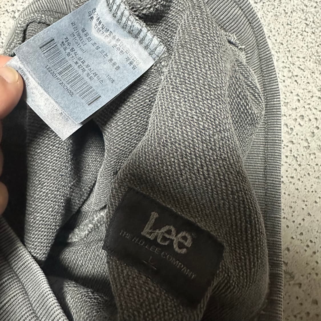 ✨ (세트) Lee 리 피그먼트 빅로고 트레이닝복 세트 상품이미지8