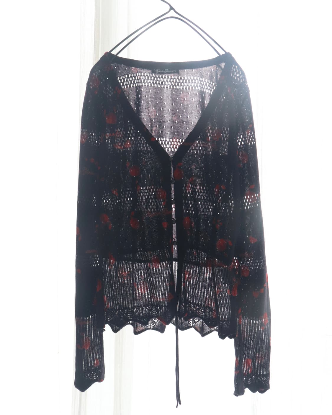 [Hysteric Glamour] Black Apple Cardigan 상품이미지10