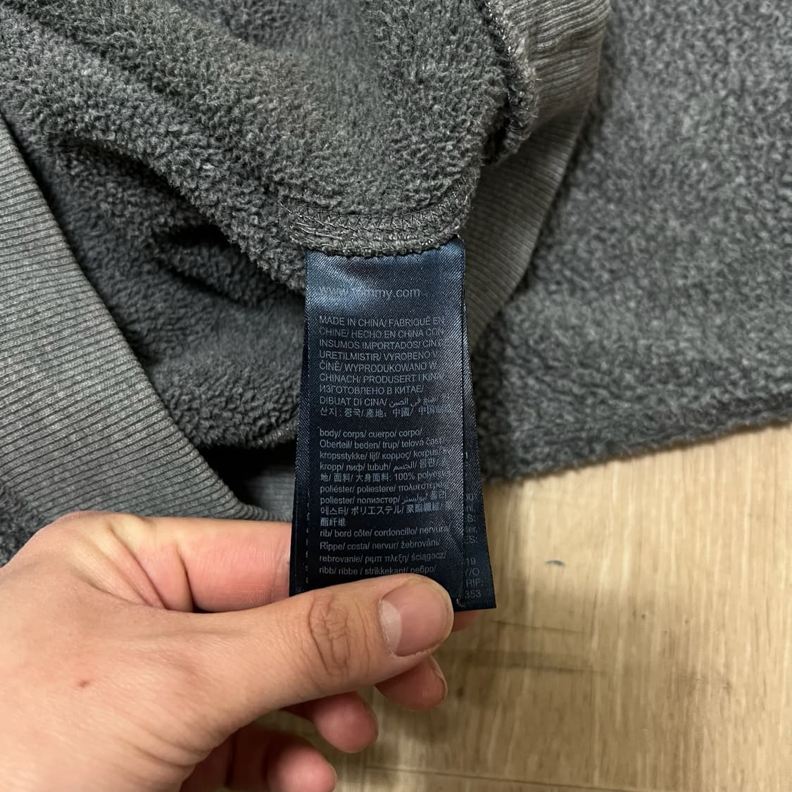 타미힐피거 양털 뽀글이 후리스 자켓 XL/105  상품이미지6