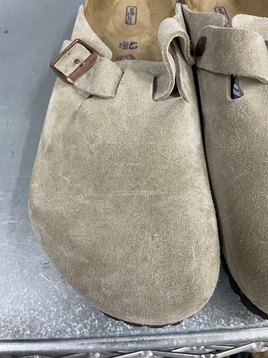 버켄스탁 보스턴 스웨이드 슬리퍼 280 상품이미지9