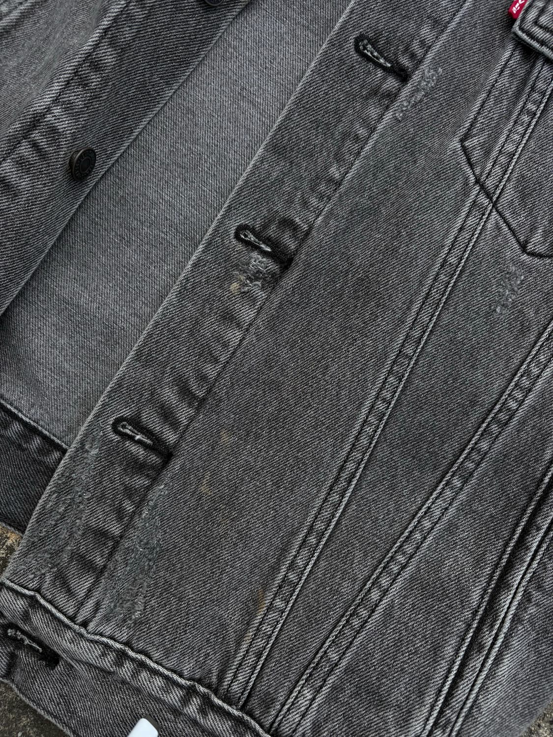 리바이스(Levi's) 그레이 데님 트러커 재킷 상품이미지4