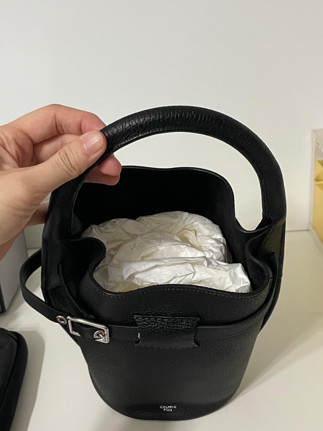 셀린느 빅백 버킷백 나노 블랙 상품이미지3