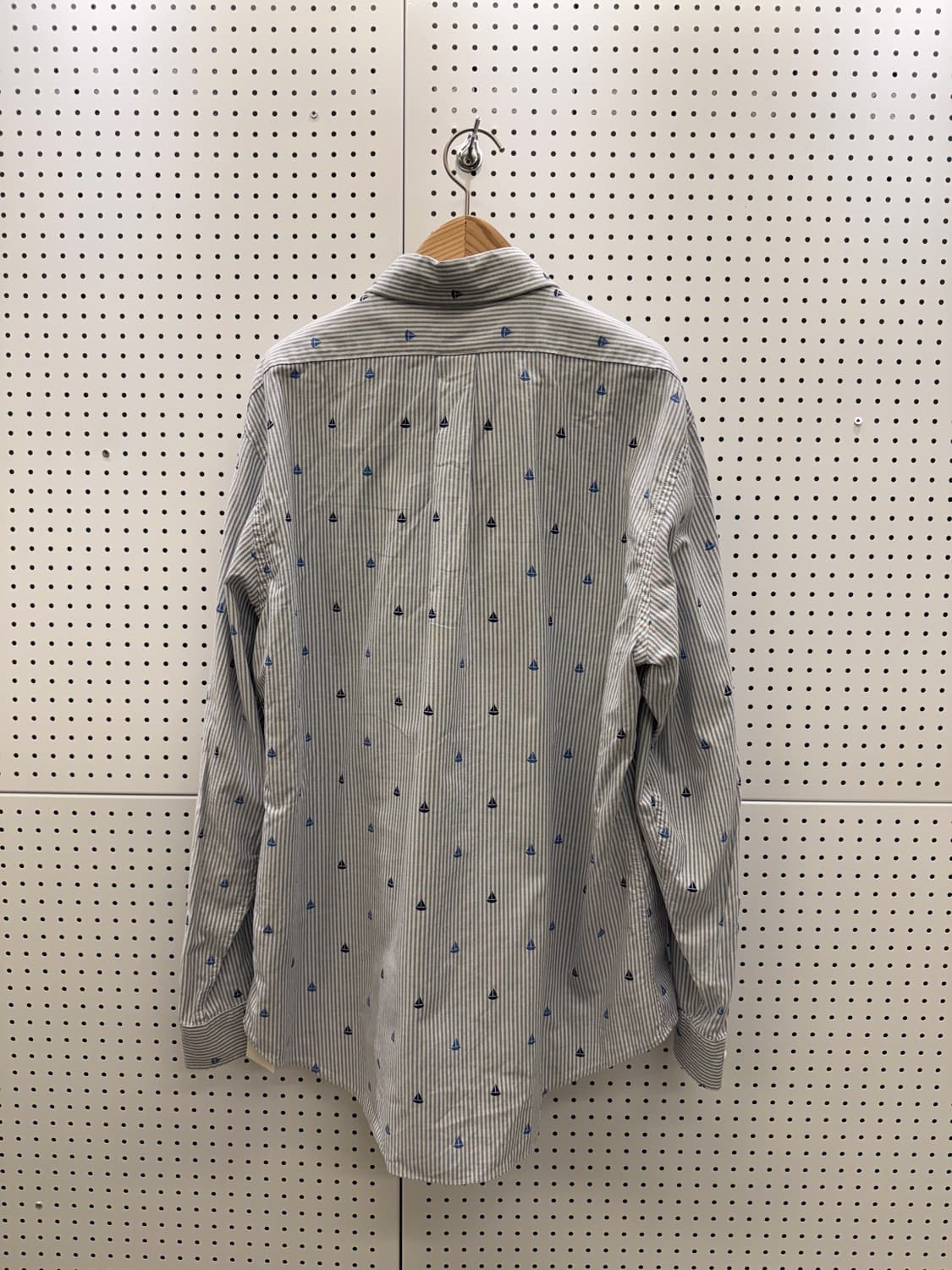 브룩스 브라더스 자수 패턴 스트라이프 옥스포드 셔츠 U1457 상품이미지3