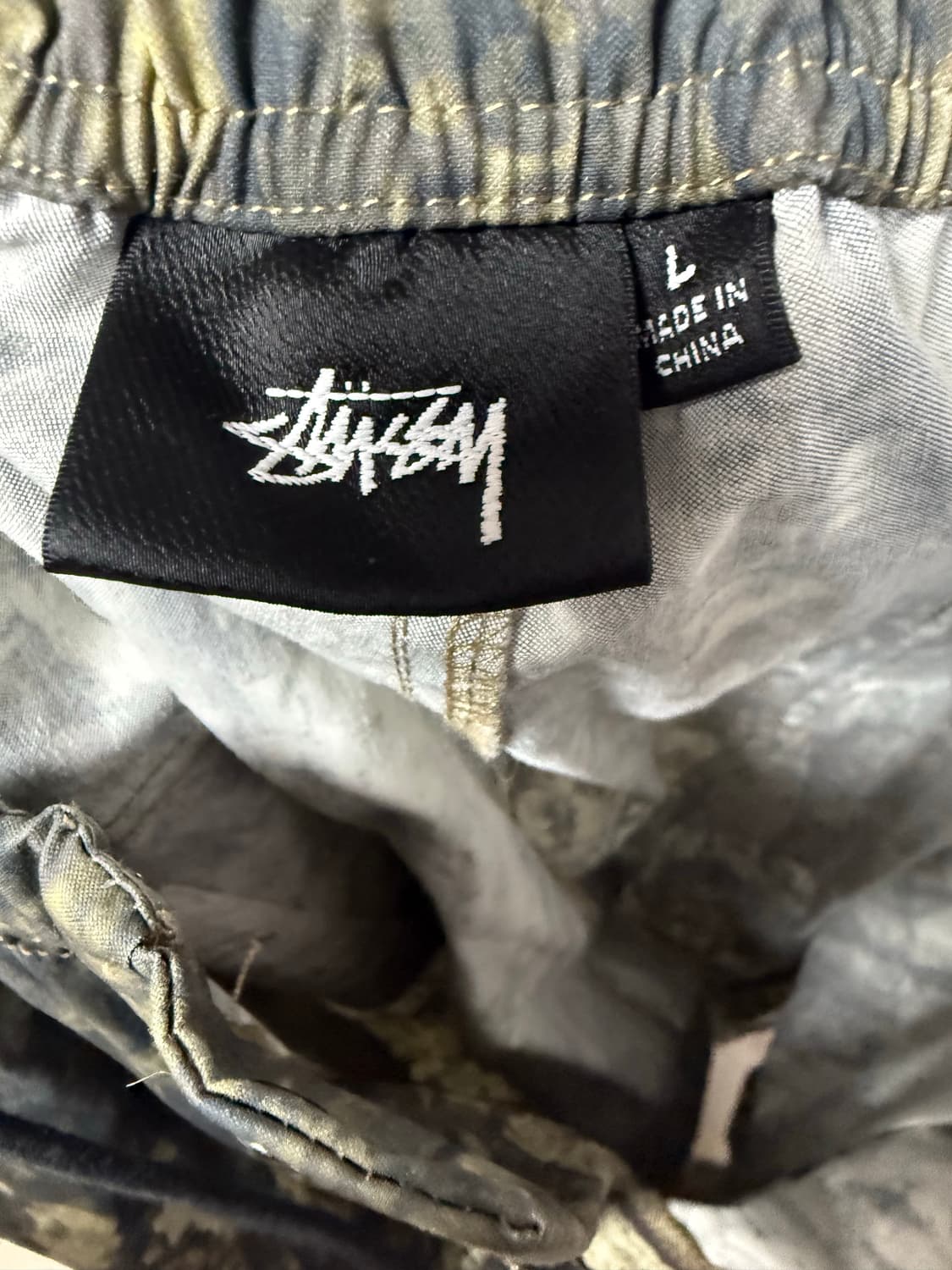 스투시 나이코 오버 트라우저 릴릭 카모 L 상품이미지4