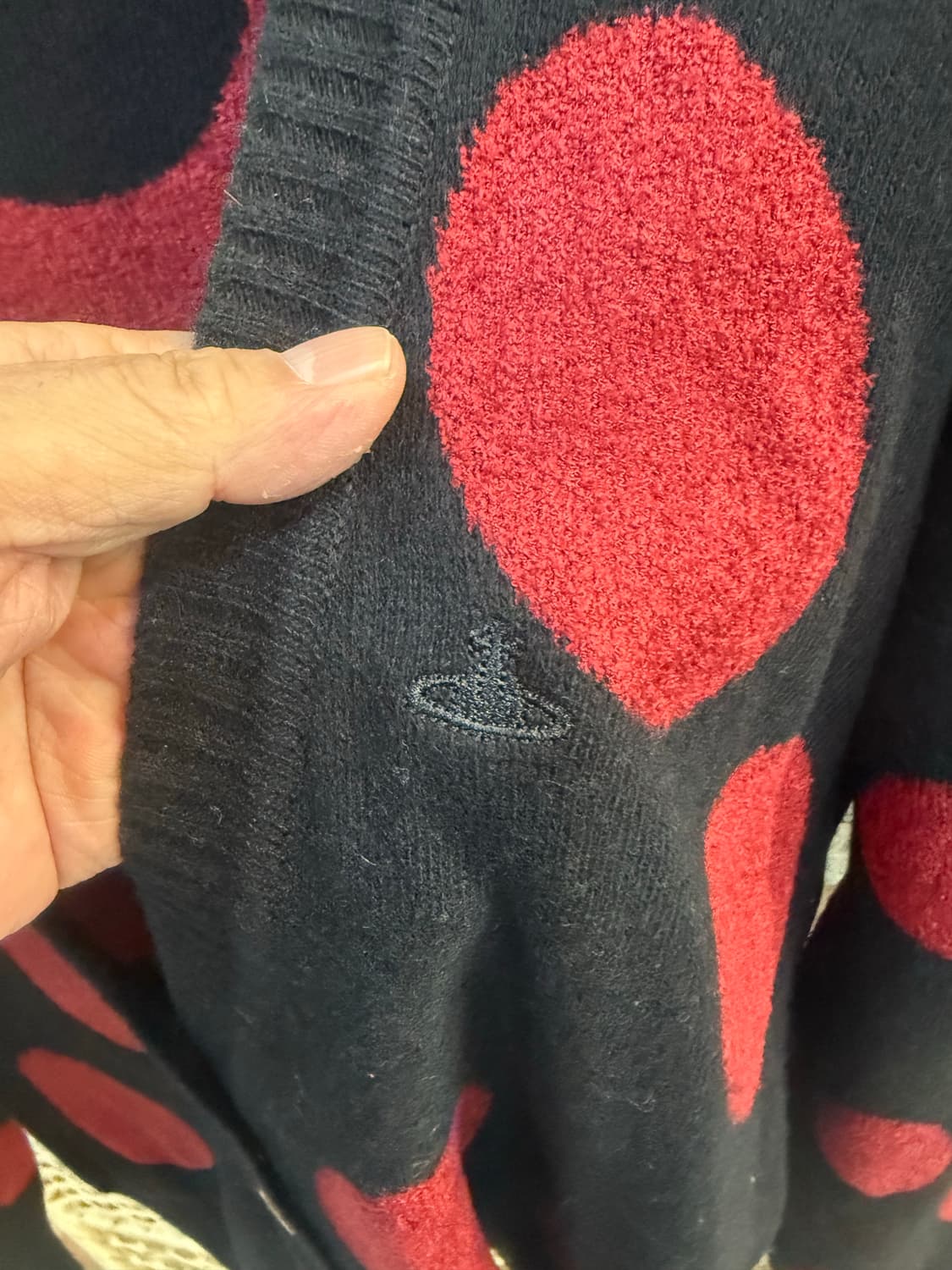 1/55-66 정품 비비안웨스트우드 가디건 팝니다 상품이미지3