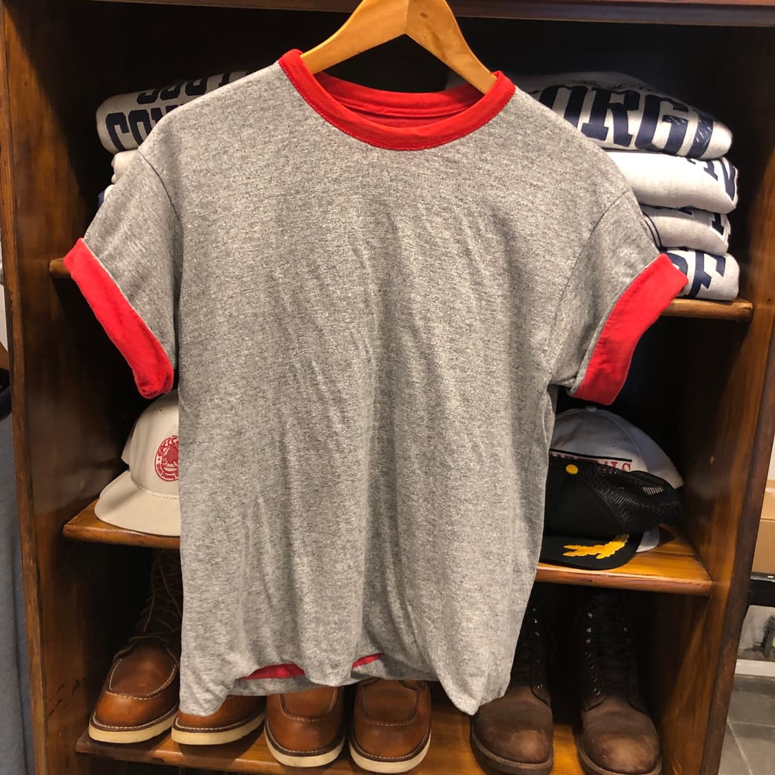60s/80s Reversible T-shirt-L 상품이미지4