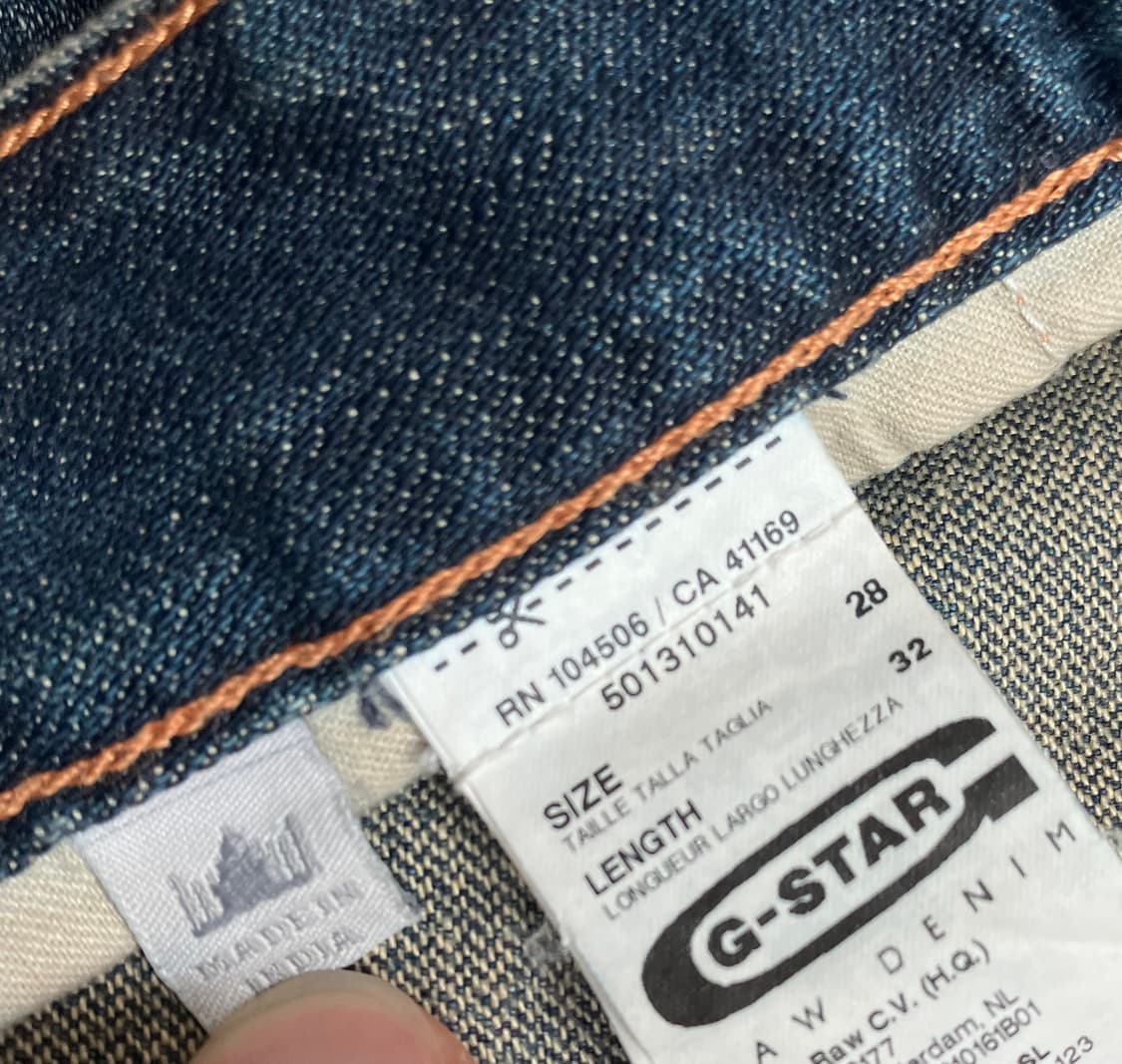 Distressed blue denim 상품이미지4