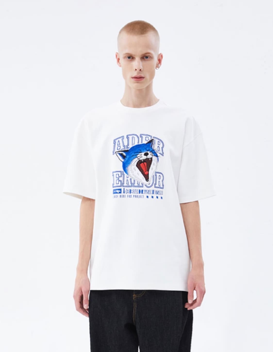 (새상품/XL)아더에러x메종키츠네 콜라보 얀 폭스 오프 화이트 상품이미지1
