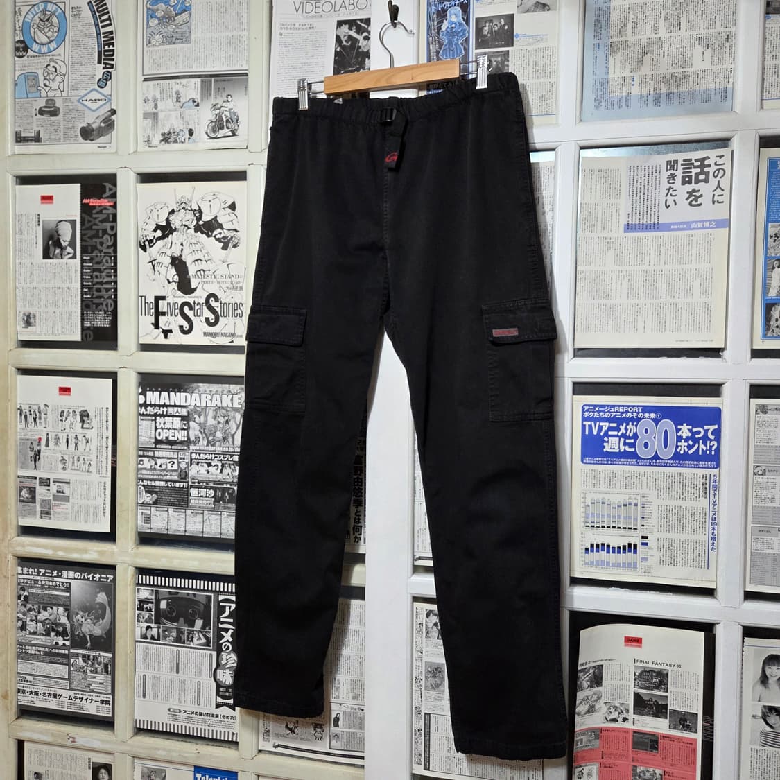 그라미치 USA 90S 스트릿 블랙 카고 팬츠 상품이미지2
