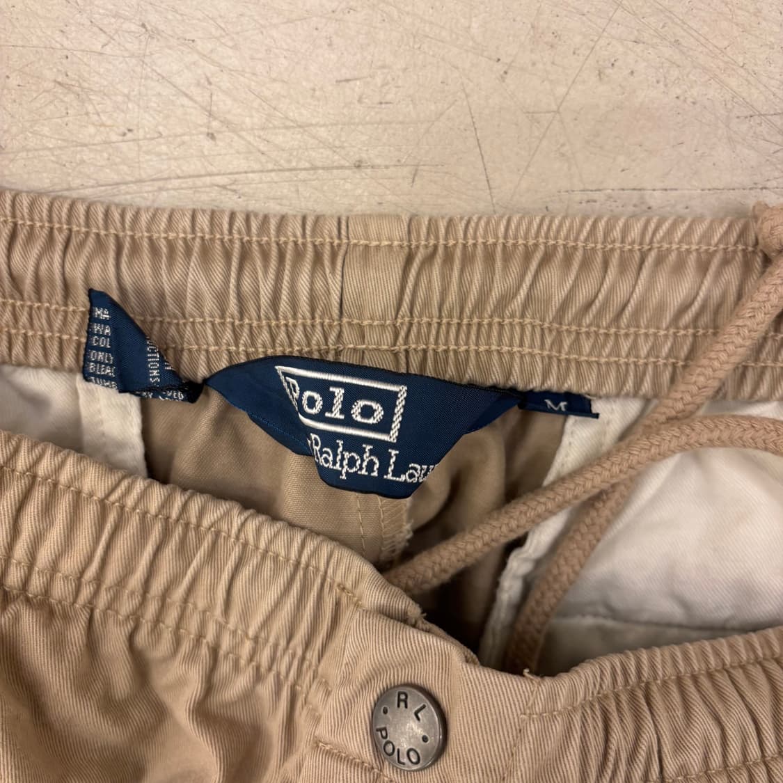 폴로 랄프로렌 베이지 밴딩 치노 팬츠 상품이미지4