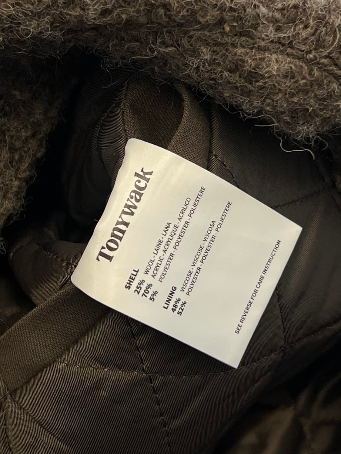 토니웩 샤기 퀄팅 자켓 처분  상품이미지4