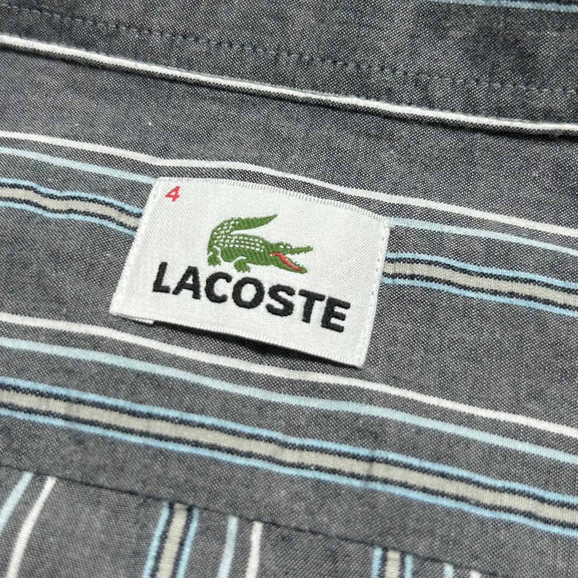 [L] Lacoste 라코스테 클래식 스트라이프 반팔 셔츠 상품이미지5