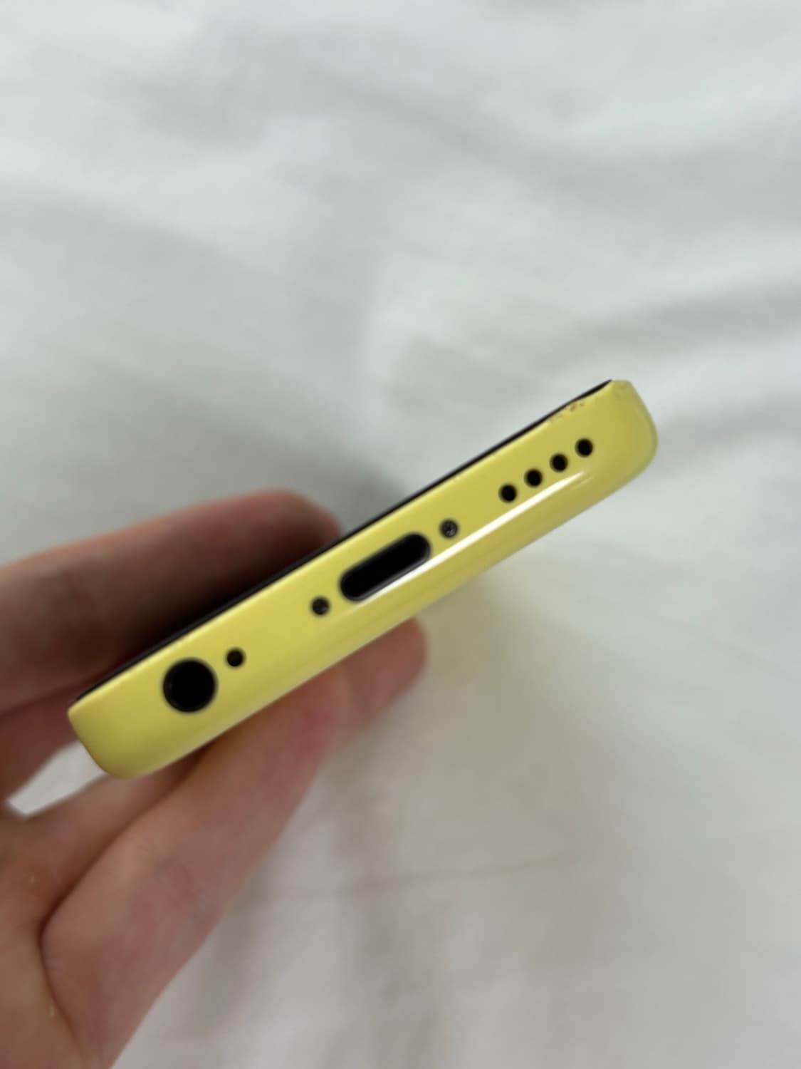 아이폰 5c 16GB 옐로우ㅣ노랑 오씨 세컨폰 카메라 중고폰 빈티지 감성 상품이미지5