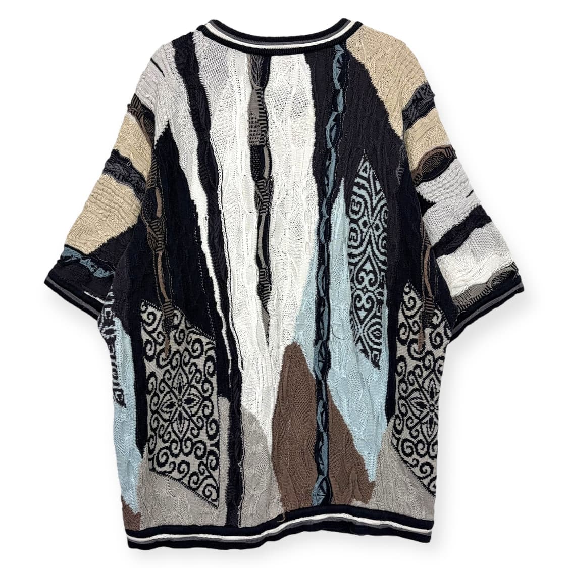 쿠지 coogi 패턴 니트 티셔츠 상품이미지7