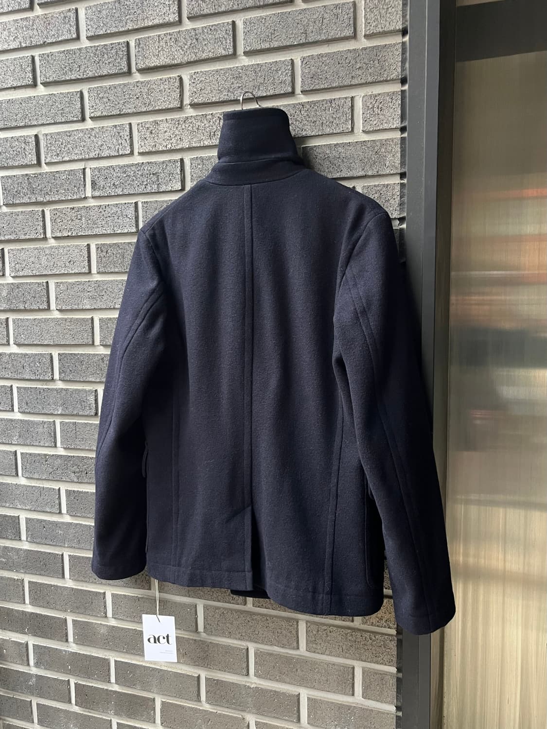 CABANE DE ZUCCA 주카 피코트 네이비 상품이미지7