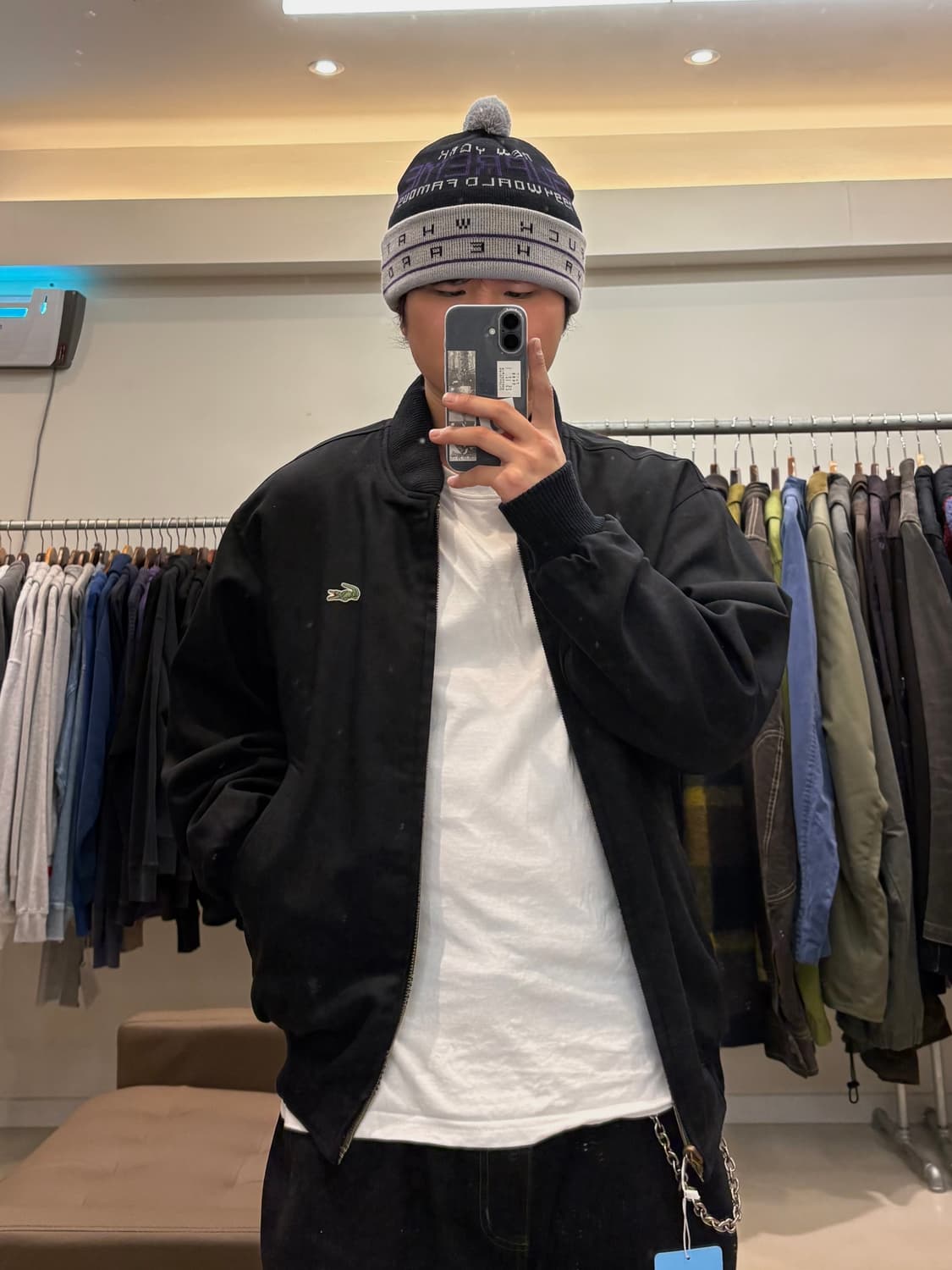 라코스테 리버시블 블루종 자켓 상품이미지8