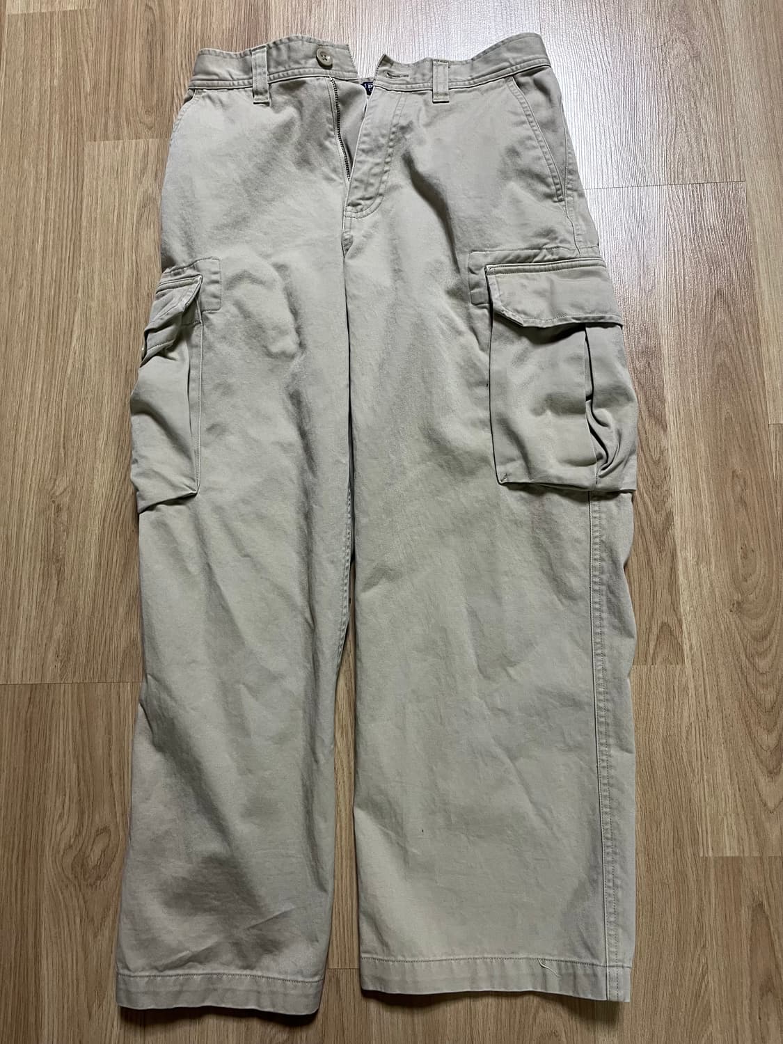 폴로 랄프로렌 키즈 베이지색 카고 면바지 상품이미지1