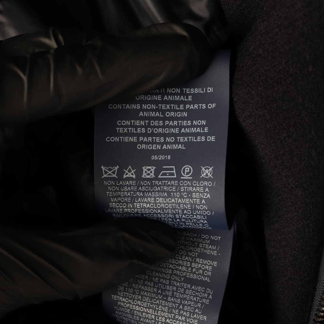 에르노 울 블렌드 하이넥 버튼 코트 상품이미지6