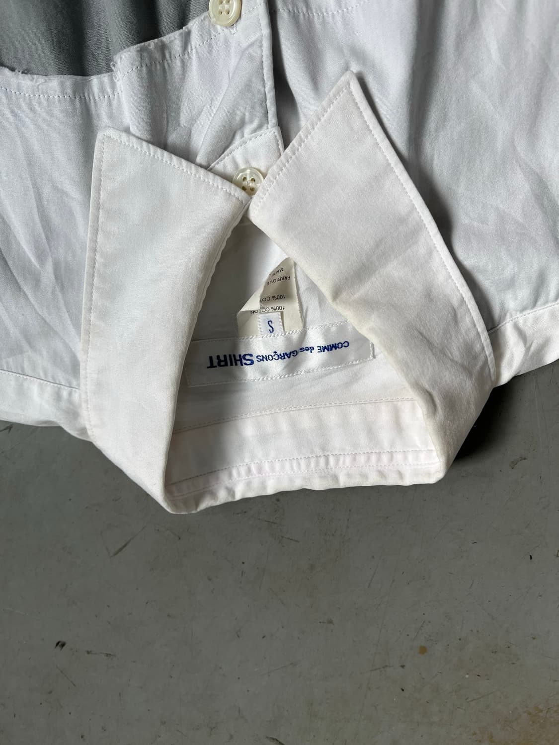 18AW Comme des garcons patch shirt 상품이미지2