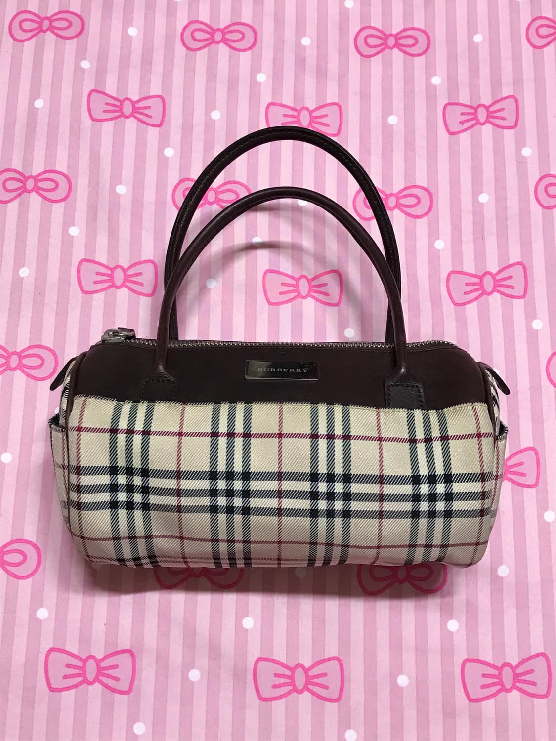 버버리 노바체크 보스턴백 토트백 상품이미지1