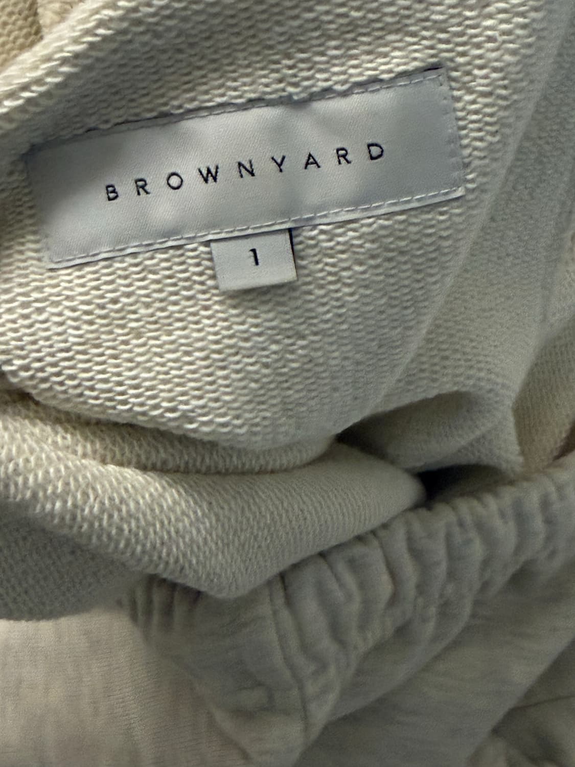 브라운야드 트레이닝 셋업 오트밀 1 상품이미지3