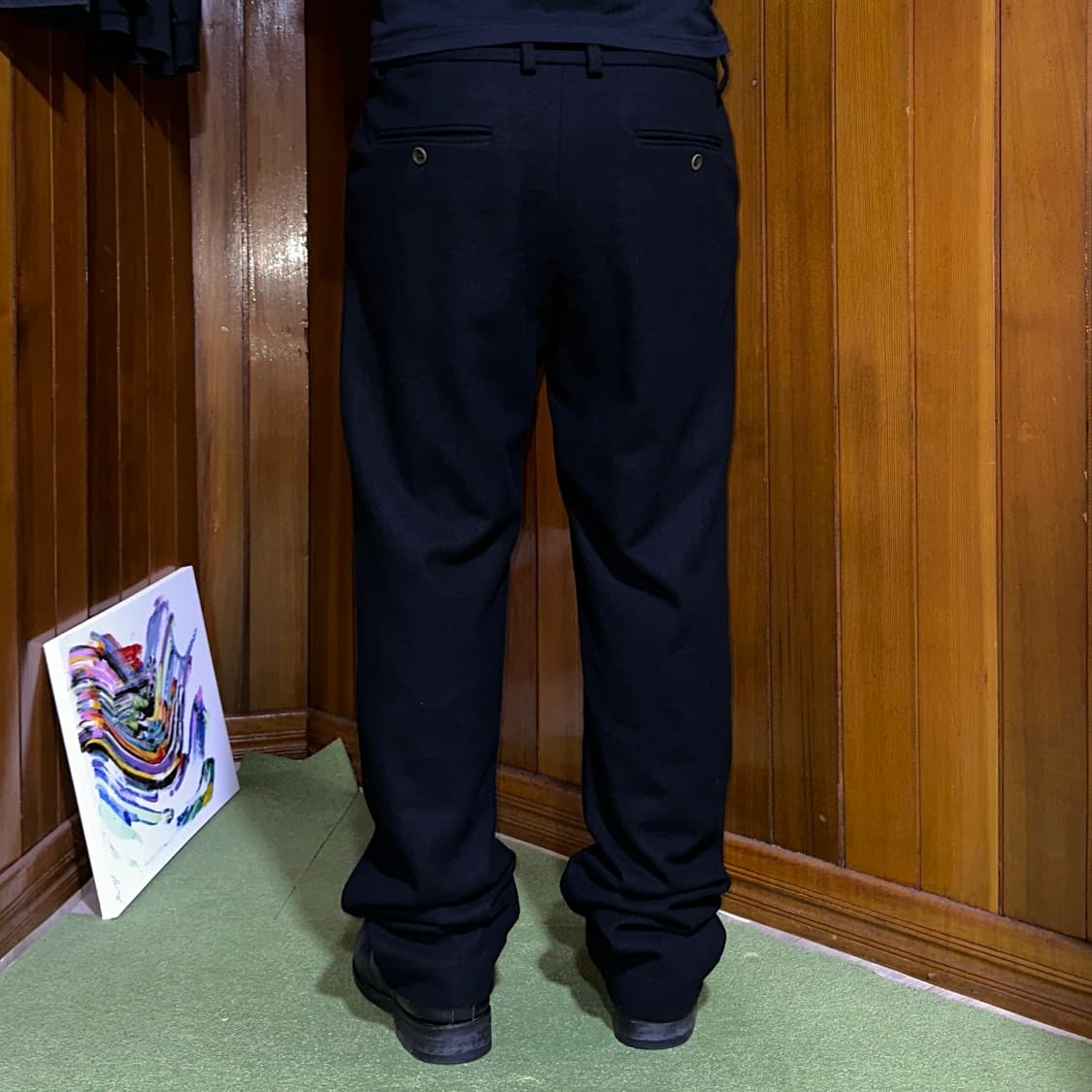 Diesel black gold wool viscose trouser 상품이미지2