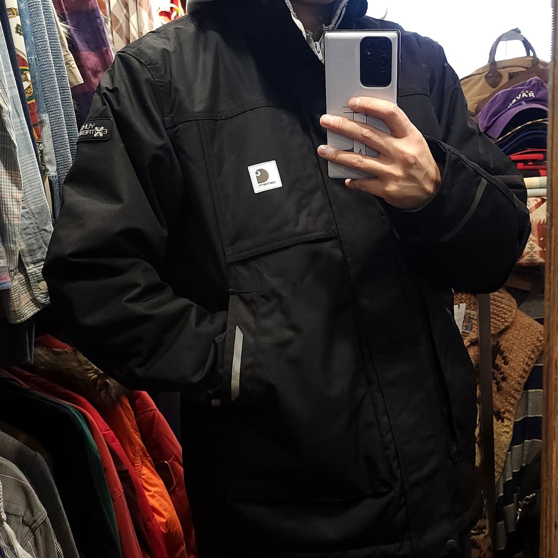 칼하트 유콘 익스트림 콜드웨터 파카 블랙 L 상품이미지9