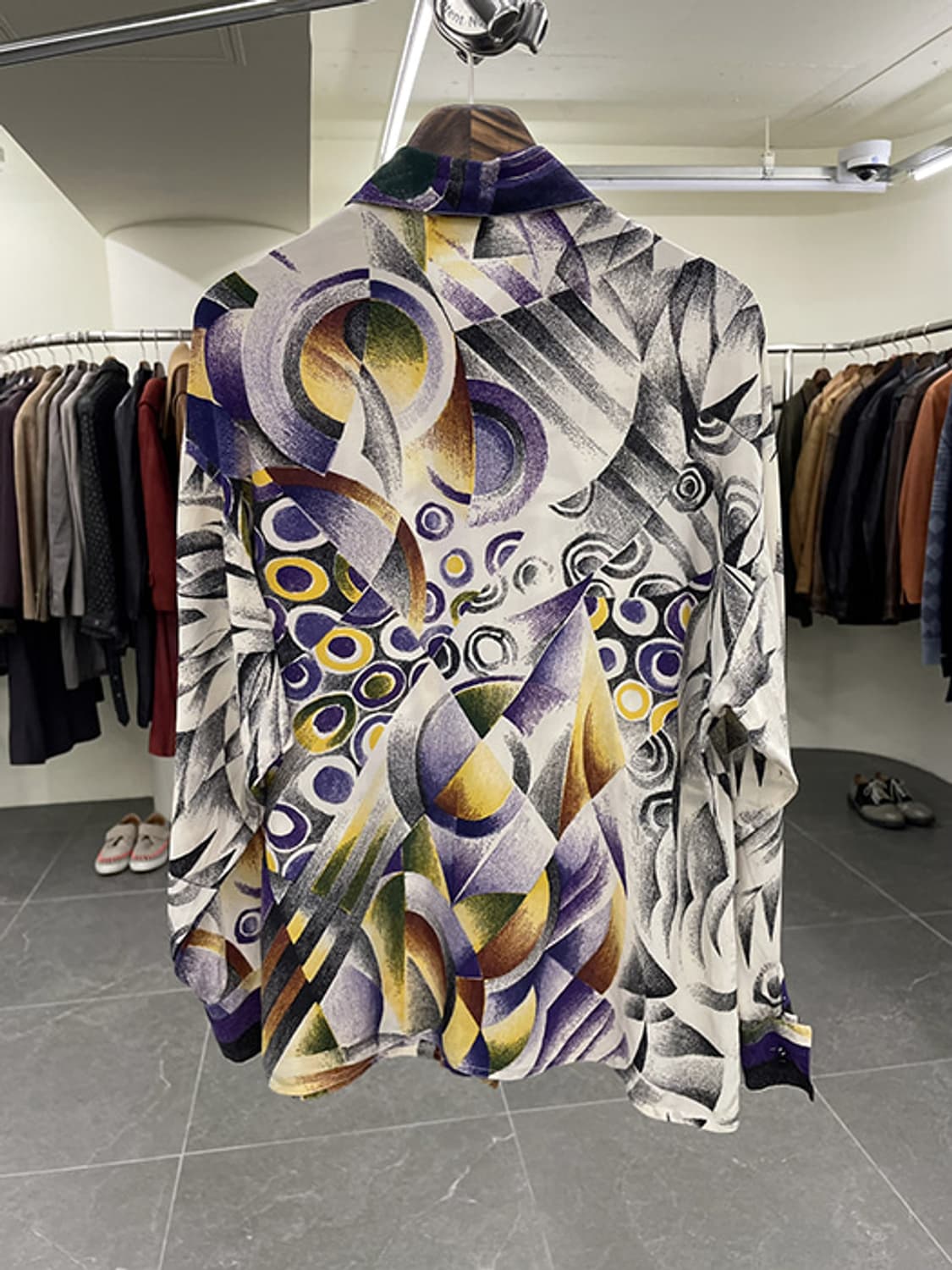 90'S GIANNI VERSACE_ silk 100% (L) 상품이미지4