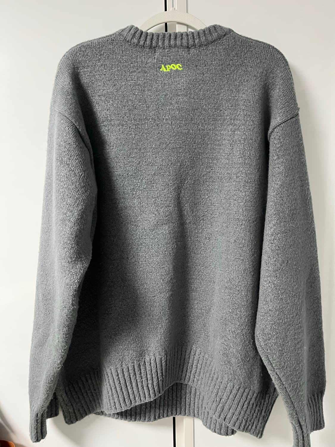 어피스오브케이크 그레이 니트 상품이미지2