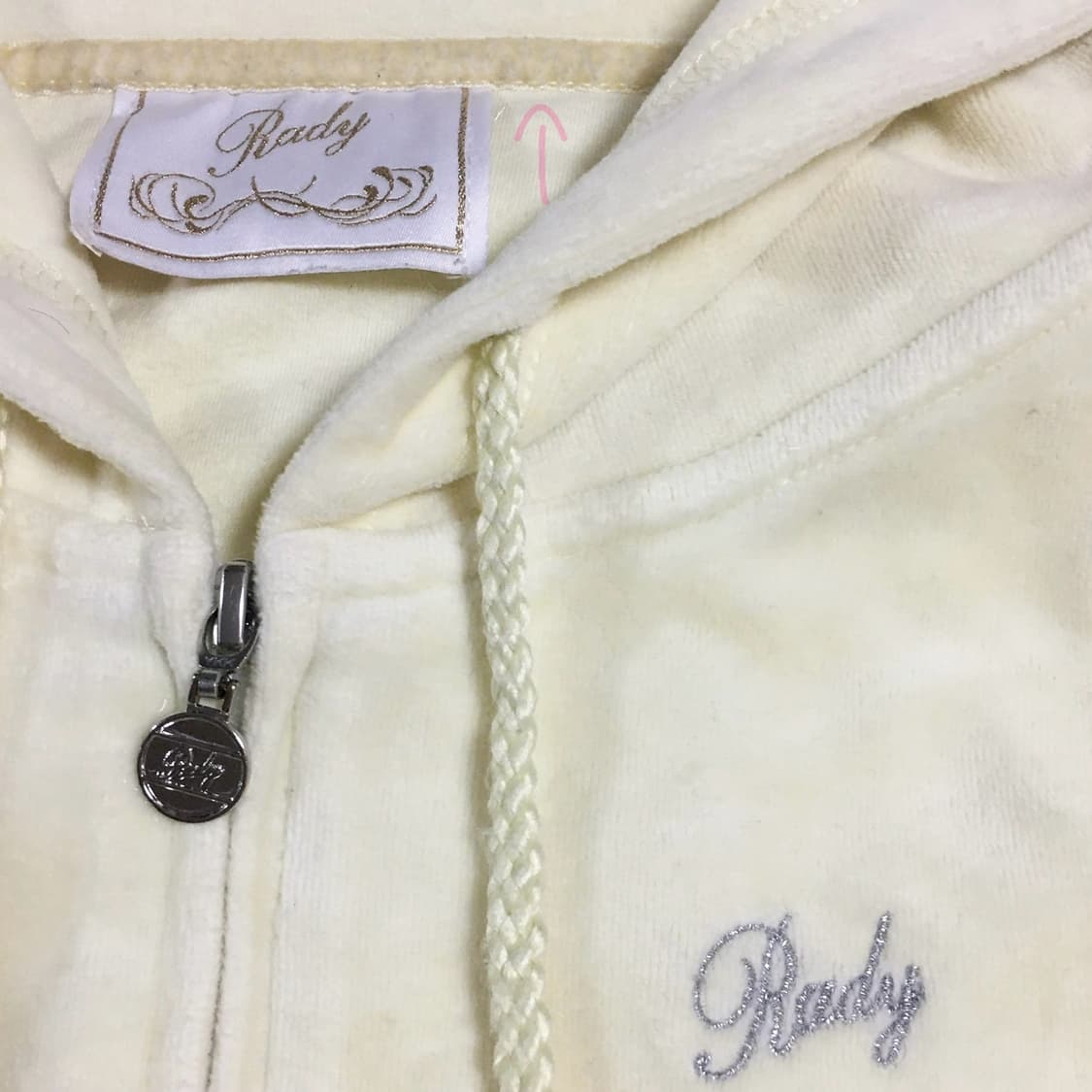 rady 벨벳 후드집업 갸루 상품이미지7