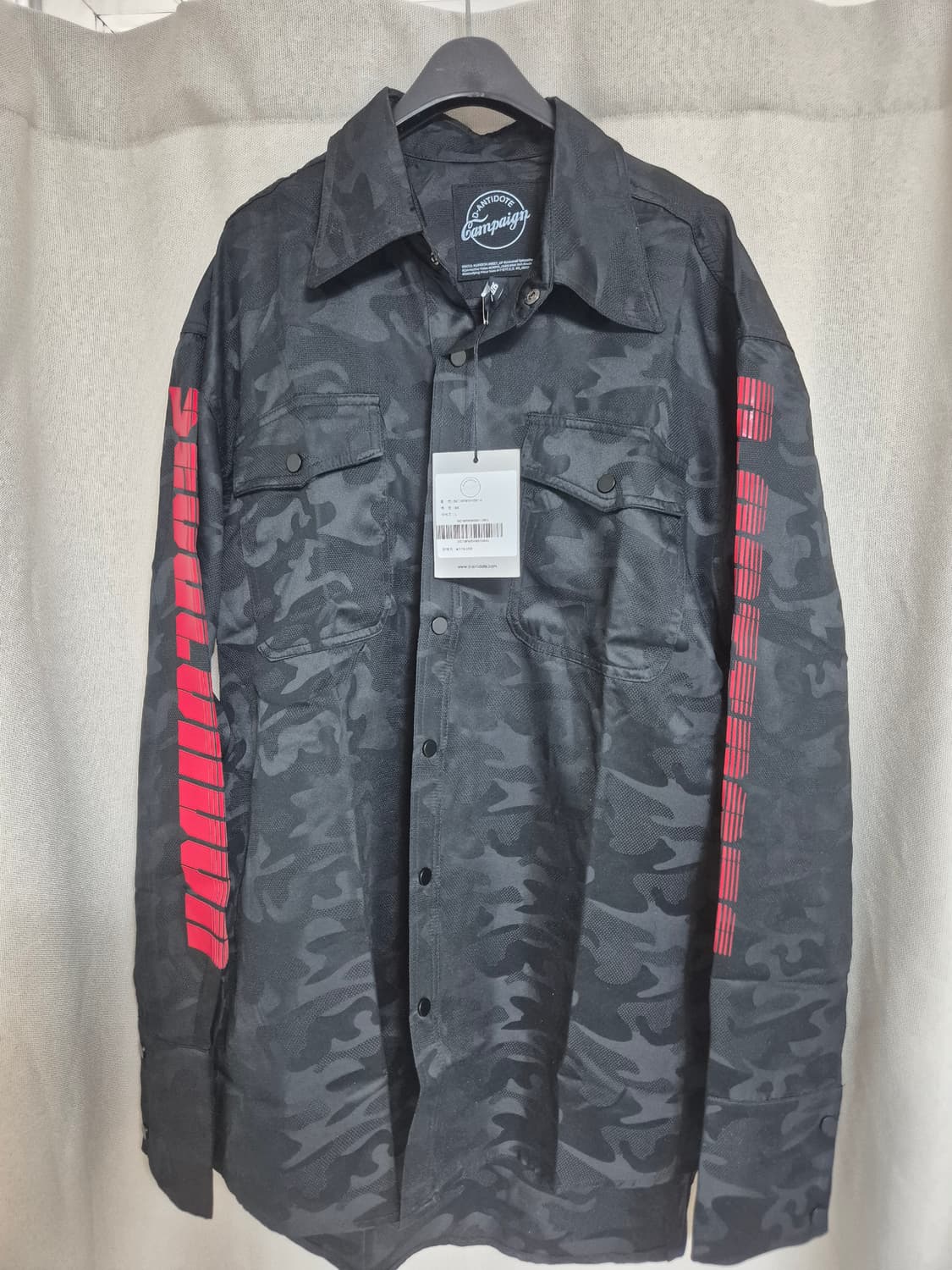 디앤도트(D-ANTIDOTE) 18FW 카모셔츠 자켓 L (택 O) 상품이미지1