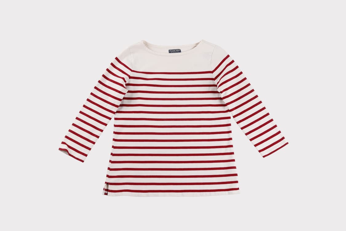 [여성 L] 폴로 진스 스트라이프 마린 티셔츠 상품이미지1