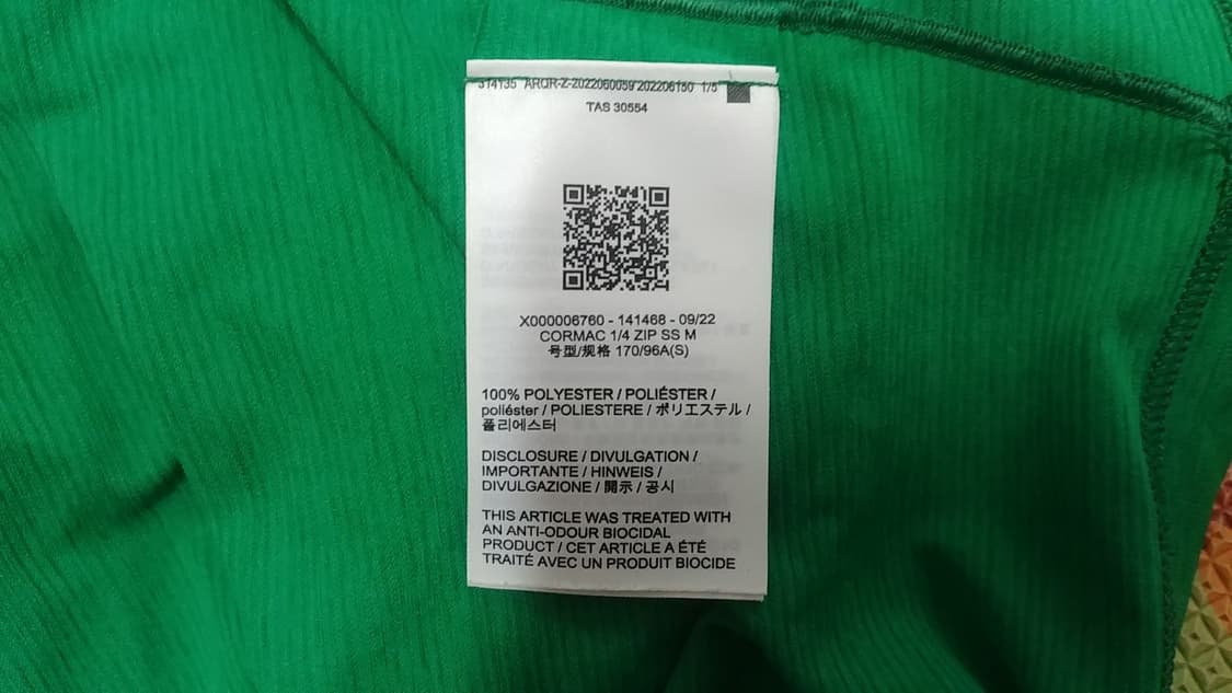 Arc'teryx  Cormac 1/4 Zip Neck - 넬슨 정품 상품이미지7