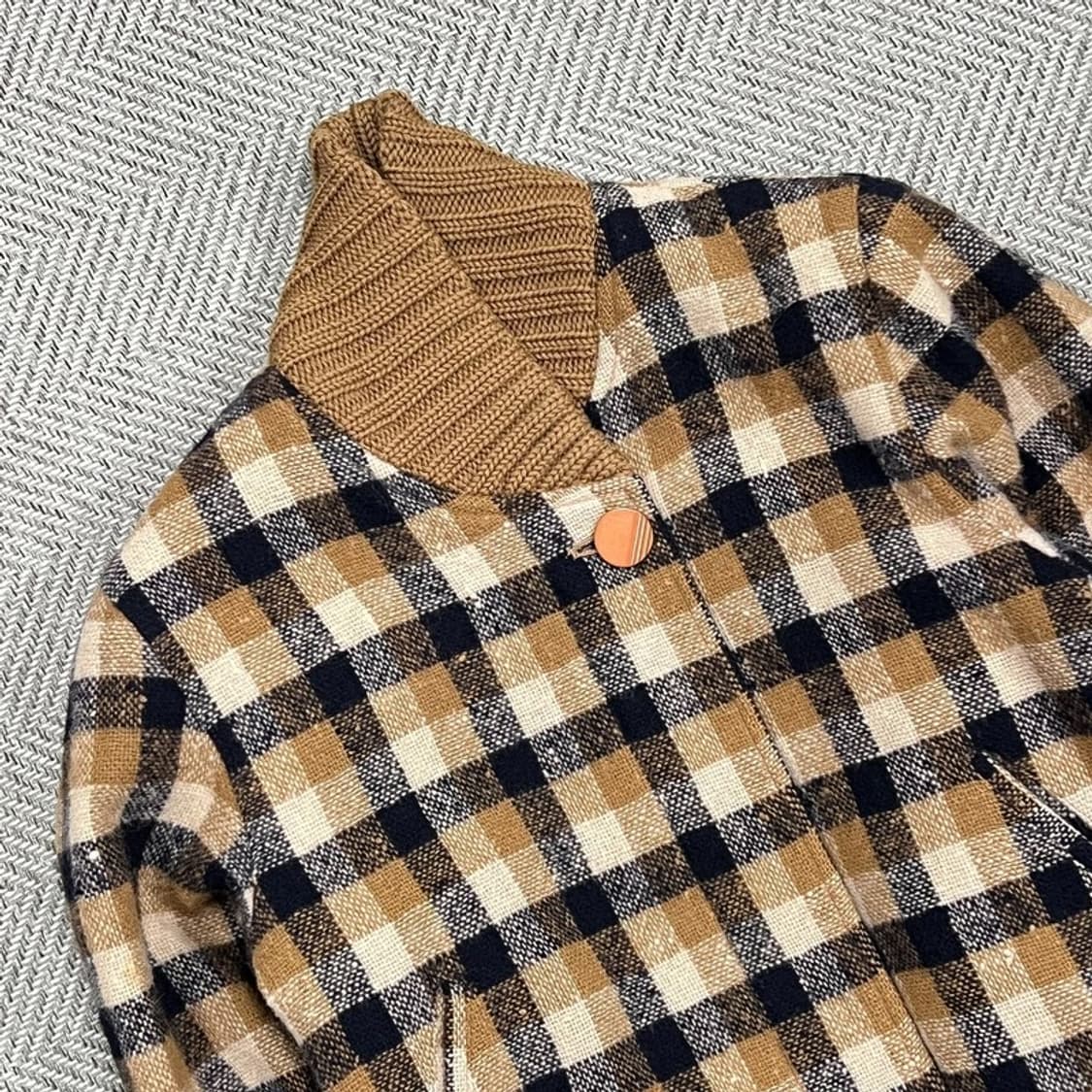 아쿠아스큐텀 숄카라 모직 자켓 v0923 상품이미지3