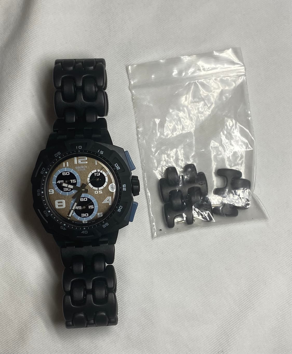 빈티지 스와치 크로노그래프 블랙듄 상품이미지6