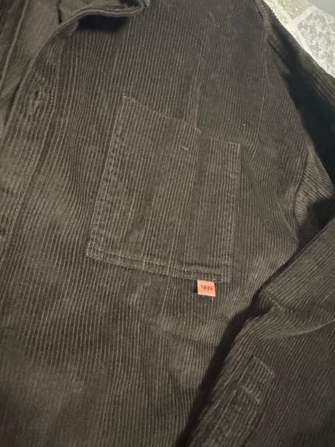 <새것> [L] 더블유브이프로젝트 코듀로이 카키브라운 셔츠 상품이미지10