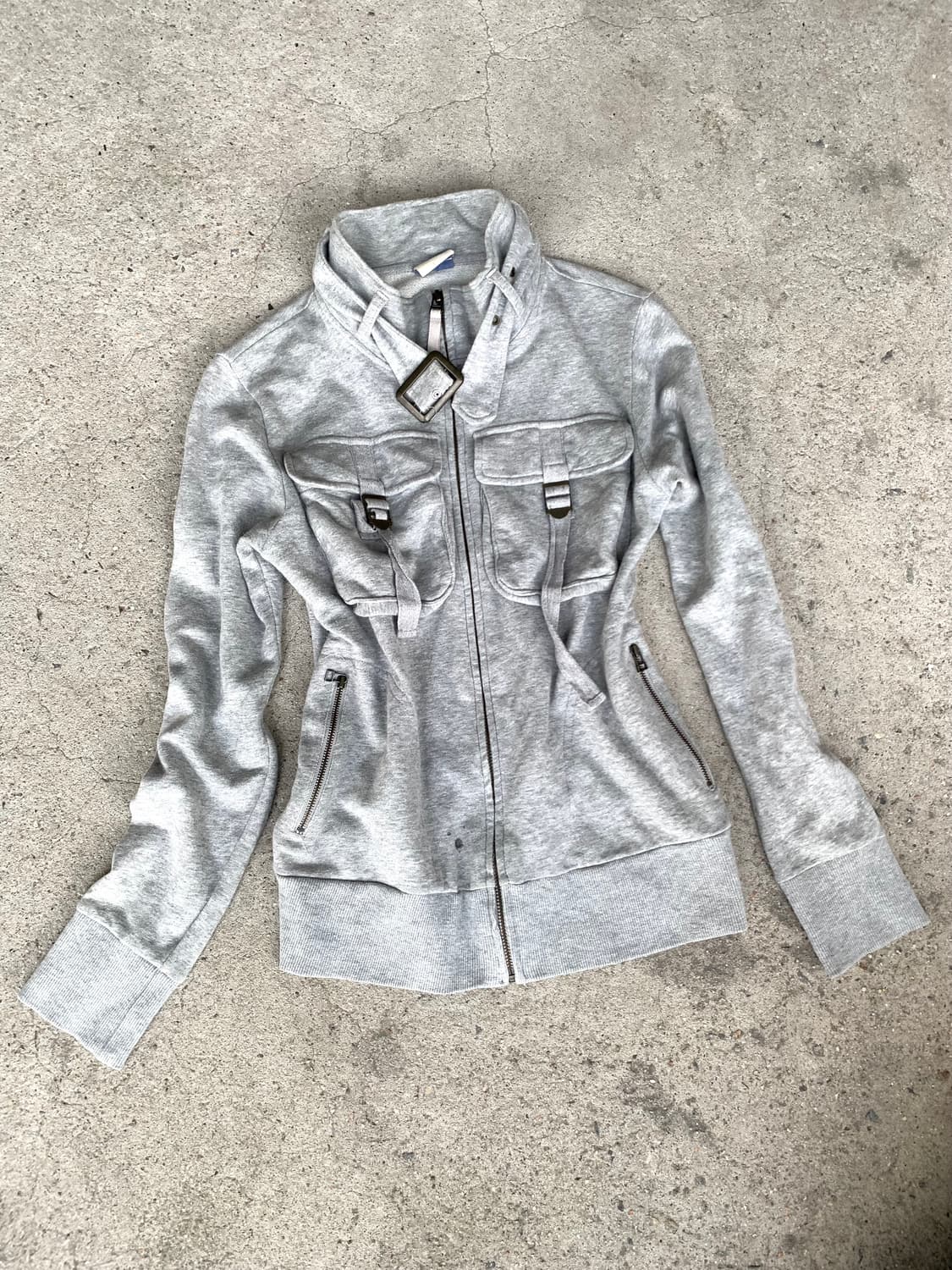 Gray bondage pocket jacket  상품이미지1