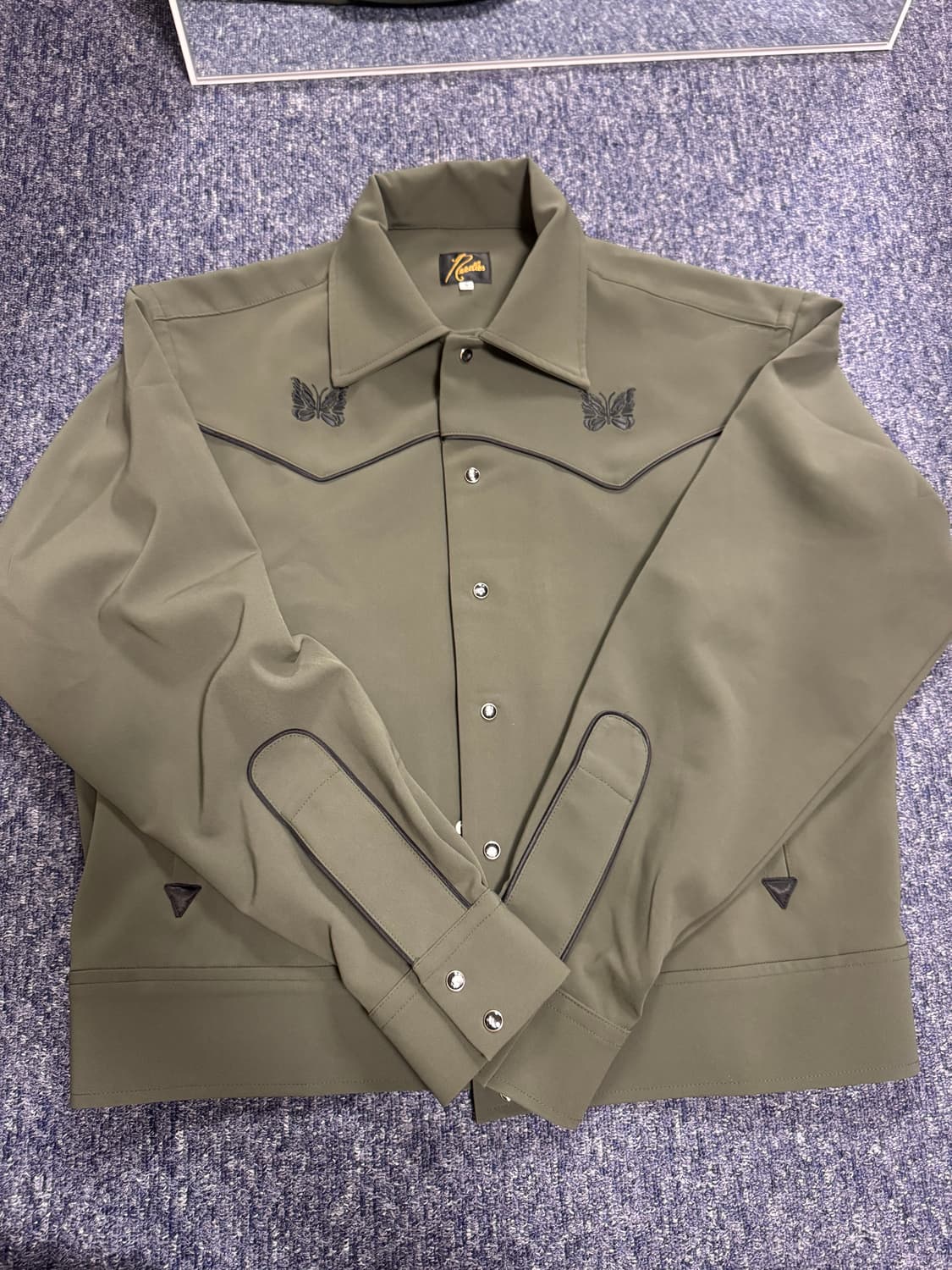 [S]니들스 카우보이 자켓 카키 상품이미지1